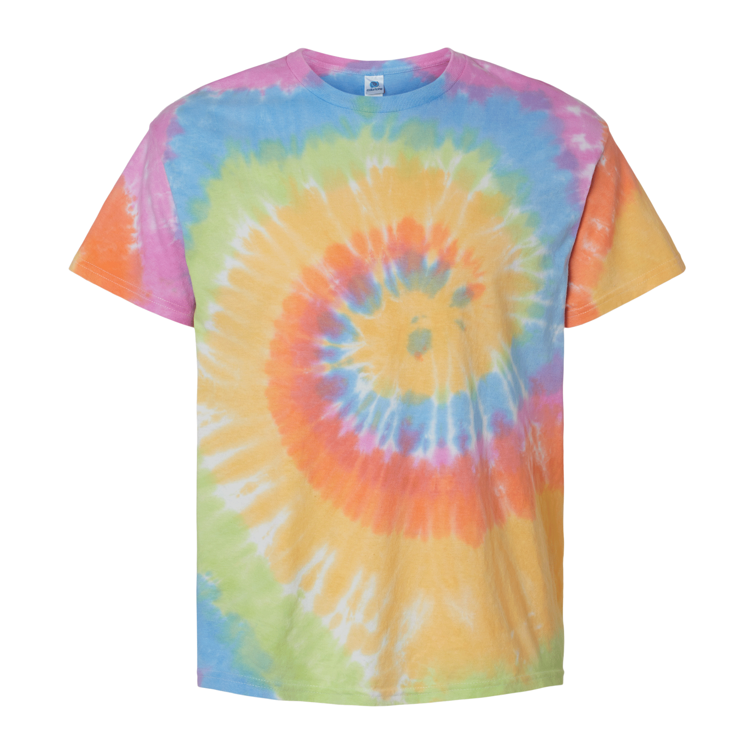 Multi-Color Tie-Dyed T-Shirt - Image 4