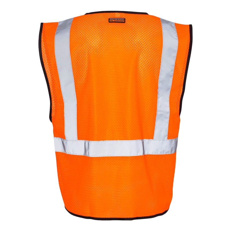 Zippered Mesh Economy Class 2 Vest - Image 4