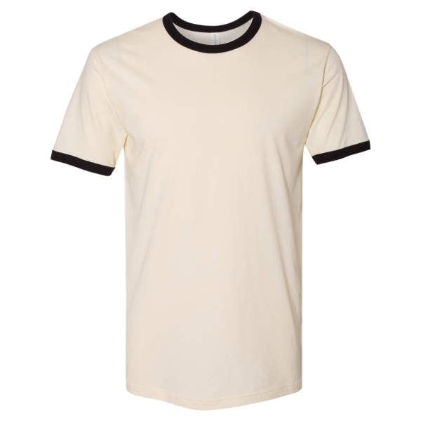 Unisex-Fine Jersey™ Ringer Tee. - Image 3
