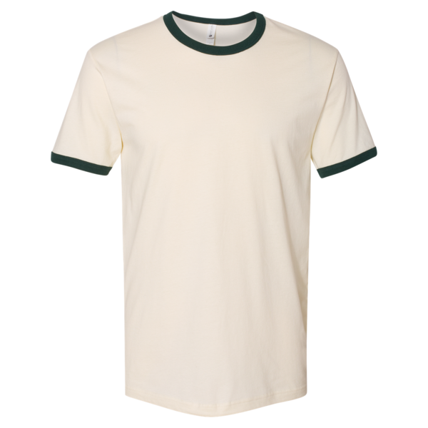 Unisex-Fine Jersey™ Ringer Tee. - Image 4